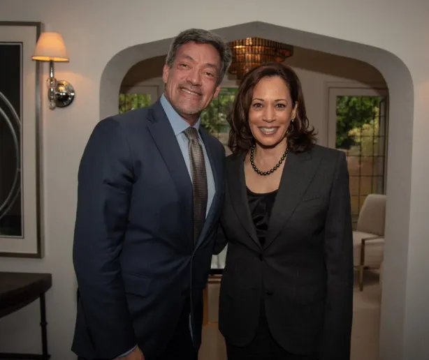 John Duran with Kamala Harris